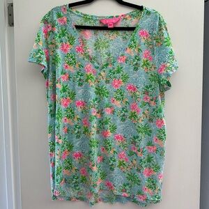 EUC Lilly Pulitzer x Disney Etta Tee Sz XXL